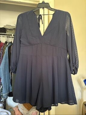 NWT Blue Romper